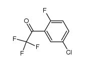 2-fluoro-5-chloro-2',2',2'-trifluoroacetophenone Structure