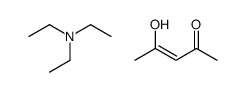 N,N-diethylethanamine,4-hydroxypent-3-en-2-one结构式