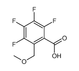 2,3,4,5-tetrafluoro-6-(methoxymethyl)benzoic acid Structure