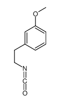 1-(2-isocyanatoethyl)-3-methoxybenzene结构式
