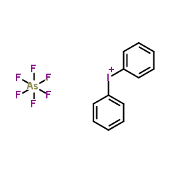 Diphenyliodonium hexafluoroarsenate(1-) Structure
