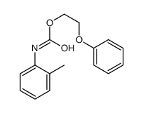 2-phenoxyethyl N-(2-methylphenyl)carbamate结构式