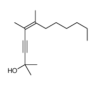 2,5,6-trimethyldodec-5-en-3-yn-2-ol结构式