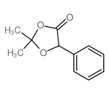 2,2-二甲基-5-苯基-1,3-二氧杂烷-4-酮结构式