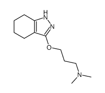 3-<3-(dimethylamino)propoxy>-4,5,6,7-tetrahydro-1H-indazole结构式