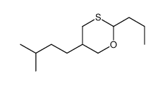 5-(3-methylbutyl)-2-propyl-1,3-oxathiane Structure