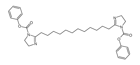 1,12-bis[N,N'-(phenyloxycarbonyl)imidazolin-2-yl]dodecane Structure