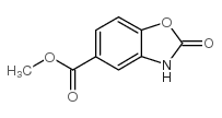 2-氧代-2,3-二氢-1,3-苯并噁唑-5-羧酸甲酯结构式