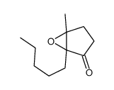 5-methyl-1-pentyl-6-oxabicyclo[3.1.0]hexan-2-one结构式