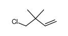 4-chloro-3,3-dimethyl-1-butene Structure