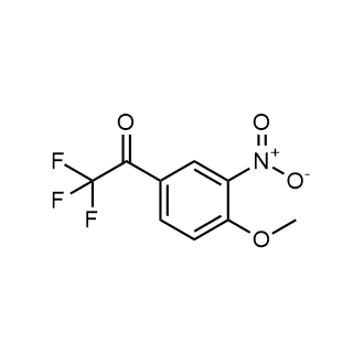 2,2,2-三氟-1-(4-甲氧基-3-硝基苯基)乙烷-1-酮结构式