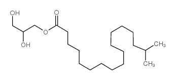 1,3-dihydroxypropan-2-yl 16-methylheptadecanoate Structure