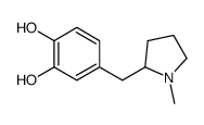 1,2-Benzenediol,4-[(1-methyl-2-pyrrolidinyl)methyl]-(9CI) Structure