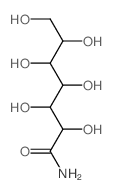 2,3,4,5,6,7-hexahydroxyheptanamide structure