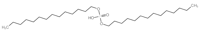 1-Tetradecanol,1-(hydrogen phosphate) structure