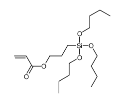 3-tributoxysilylpropyl prop-2-enoate结构式