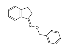 indan-1-one-O-(phenylmethyl)oxime结构式