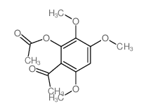 (2-acetyl-3,5,6-trimethoxy-phenyl) acetate picture