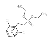 Phosphonic acid,[2-(2,4-dichlorophenoxy)ethyl]-, diethyl ester (6CI,9CI)结构式