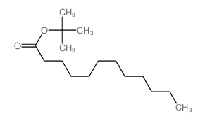 Dodecanoic acid tert-butyl ester Structure