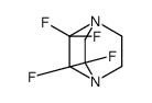 1,4-Diazabicyclo[2.2.2]octane,2,2,5,5-tetrafluoro-(9CI) Structure