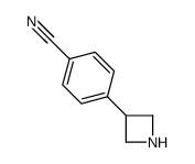 4-(azetidin-3-yl)benzonitrile Structure
