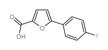 5-(4-氟-苯基)-呋喃-2-羧酸结构式