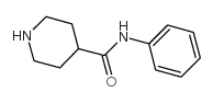 N-苯基-4-哌啶甲酰胺盐酸盐结构式