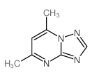 5,7-二甲基-1,3,4-三氮吲哚利嗪结构式