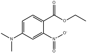 4-(二甲基氨基)-2-硝基苯甲酸乙酯结构式