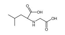(2S)-2-(carboxymethylamino)-4-methylpentanoic acid结构式