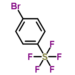 1-Bromo-4-(pentafluoro-λ6-sulfanyl)benzene Structure