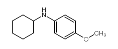 N-cyclohexyl-4-methoxyaniline Structure