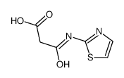 3-oxo-3-(1,3-thiazol-2-ylamino)propanoic acid Structure