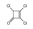 2,3,4-trichlorocyclobut-2-en-1-one Structure