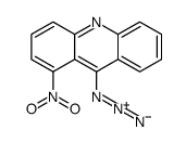 9-azido-1-nitroacridine结构式