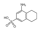 4-amino-5,6,7,8-tetrahydronaphthalene-2-sulfonic acid Structure