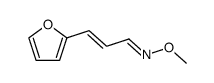 3-(2-furanyl)-propenal O-methyloxime结构式