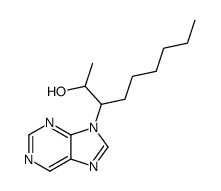 9-(2-hydroxy-3-nonyl)purine结构式