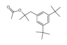 3-(3,5-di-tert-butylphenyl)-2-acetoxy-2-methylpropane Structure