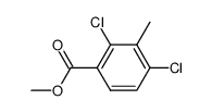 2,4-dichloro-3-methylbenzoic acid methyl ester Structure