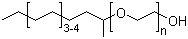C12-C14 仲醇聚氧乙烯醚结构式