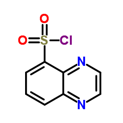 5-Quinoxalinesulfonyl chloride Structure