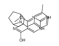 2-Amino-4-methoxy-N-(8-(m-methylbenzyl)-3-beta-nortropanyl)-5-pyrimidi necarboxamide结构式