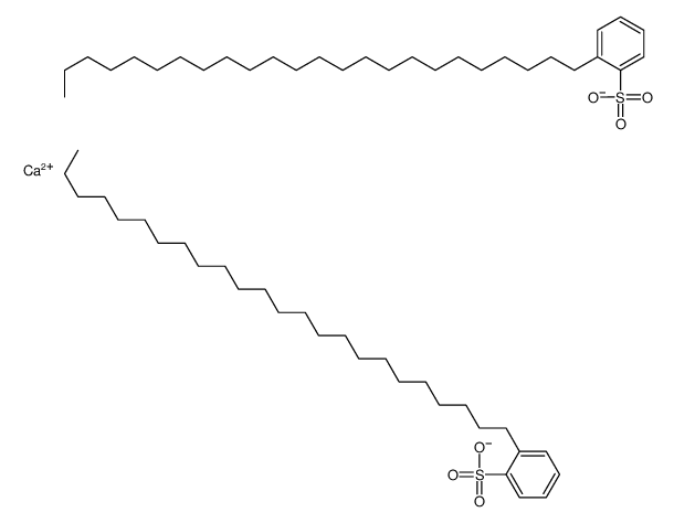 二(二十四烷基苯磺酸)钙结构式