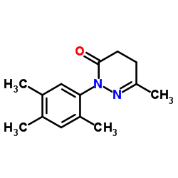6-Methyl-2-(2,4,5-trimethylphenyl)-4,5-dihydro-3(2H)-pyridazinone结构式