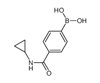 4-(Cyclopropylcarbamoyl)phenylboronic Acid Structure