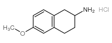 6-甲氧基-1,2,3,4-四氢-萘-2-胺盐酸盐结构式