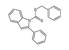 benzyl 2-phenylindole-1-carbodithioate结构式