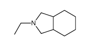 2-ethyl-1,3,3a,4,5,6,7,7a-octahydroisoindole结构式